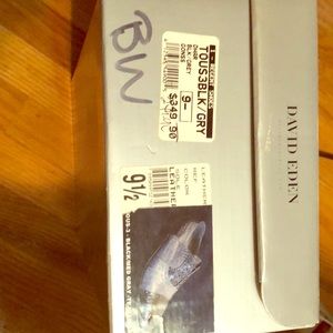 Men’s Black and Grey Lizard Shoes